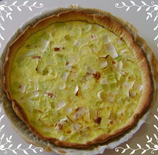 Quiche aux poireaux