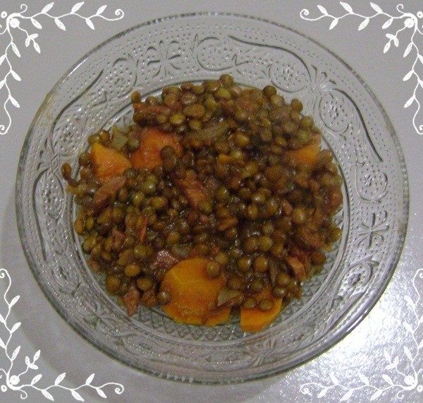 Ragoût de lentilles