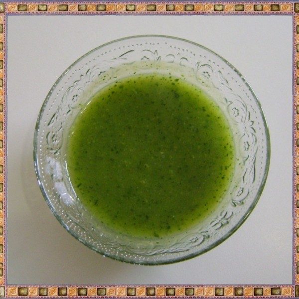 Soupe légère de courgette
